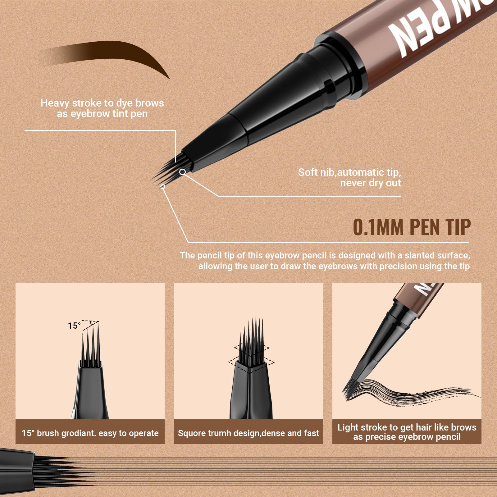 iMethod Crayon Contour des Yeux Fin, ligne nette et précise.