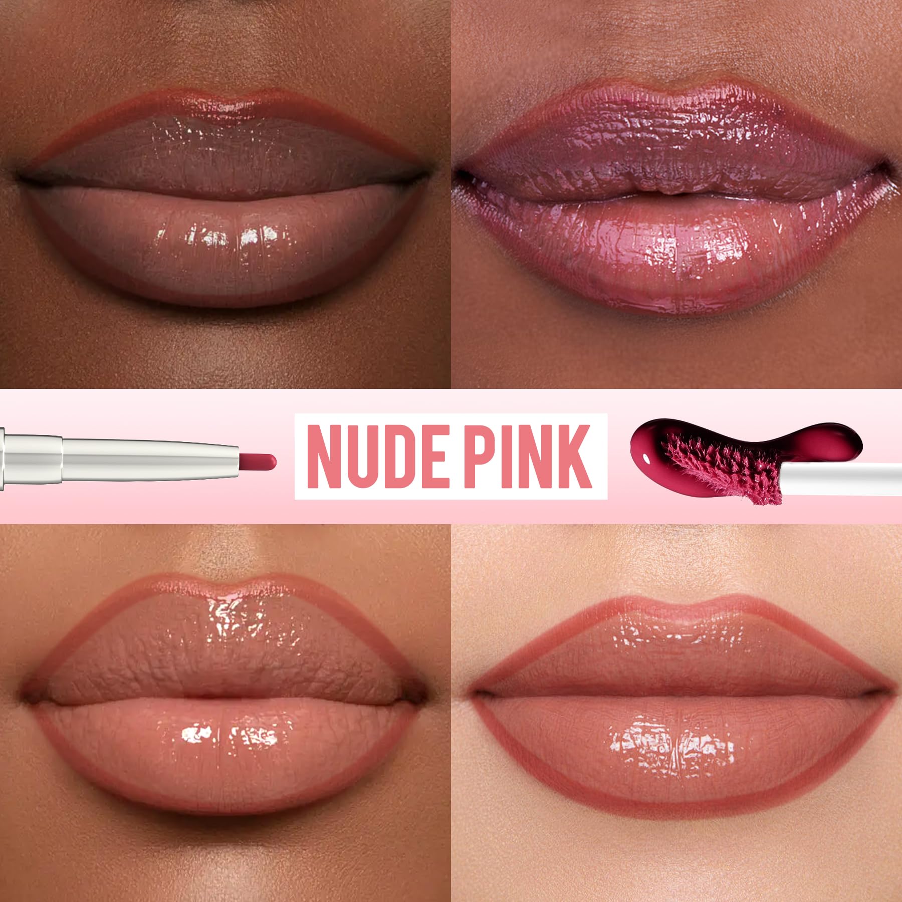 iMethod crayon-contour lèvres, utilisation facile pour contour ou remplissage.