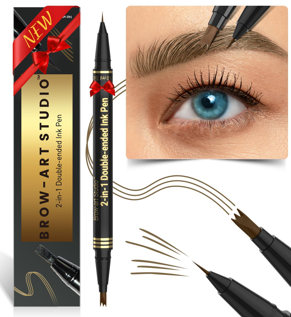 iMethod crayon sourcils duo 2-en-1 pour des poils réalistes et faciles à tracer.
