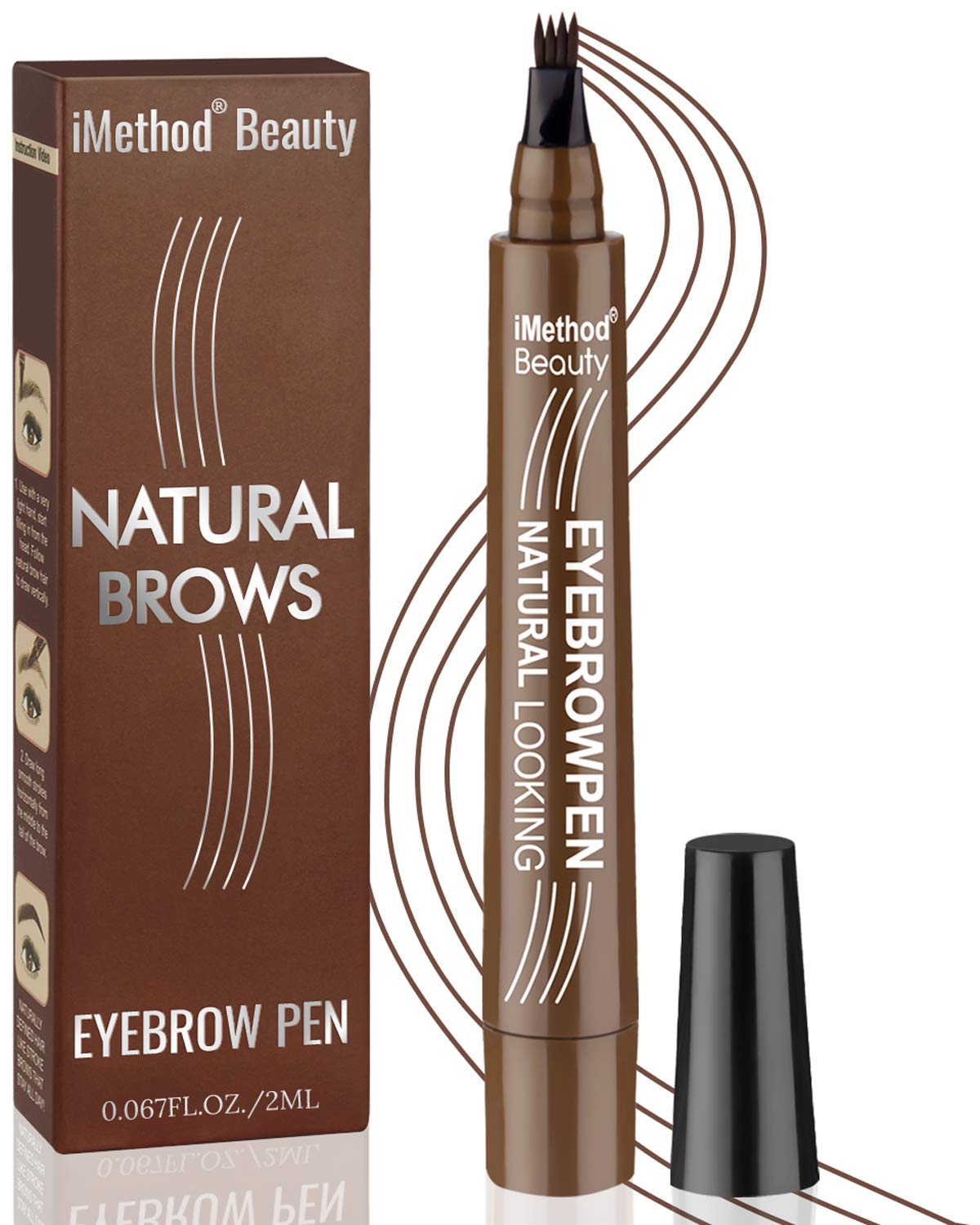 Stylo sourcils iMethod: trace poil fin pour rendu naturel