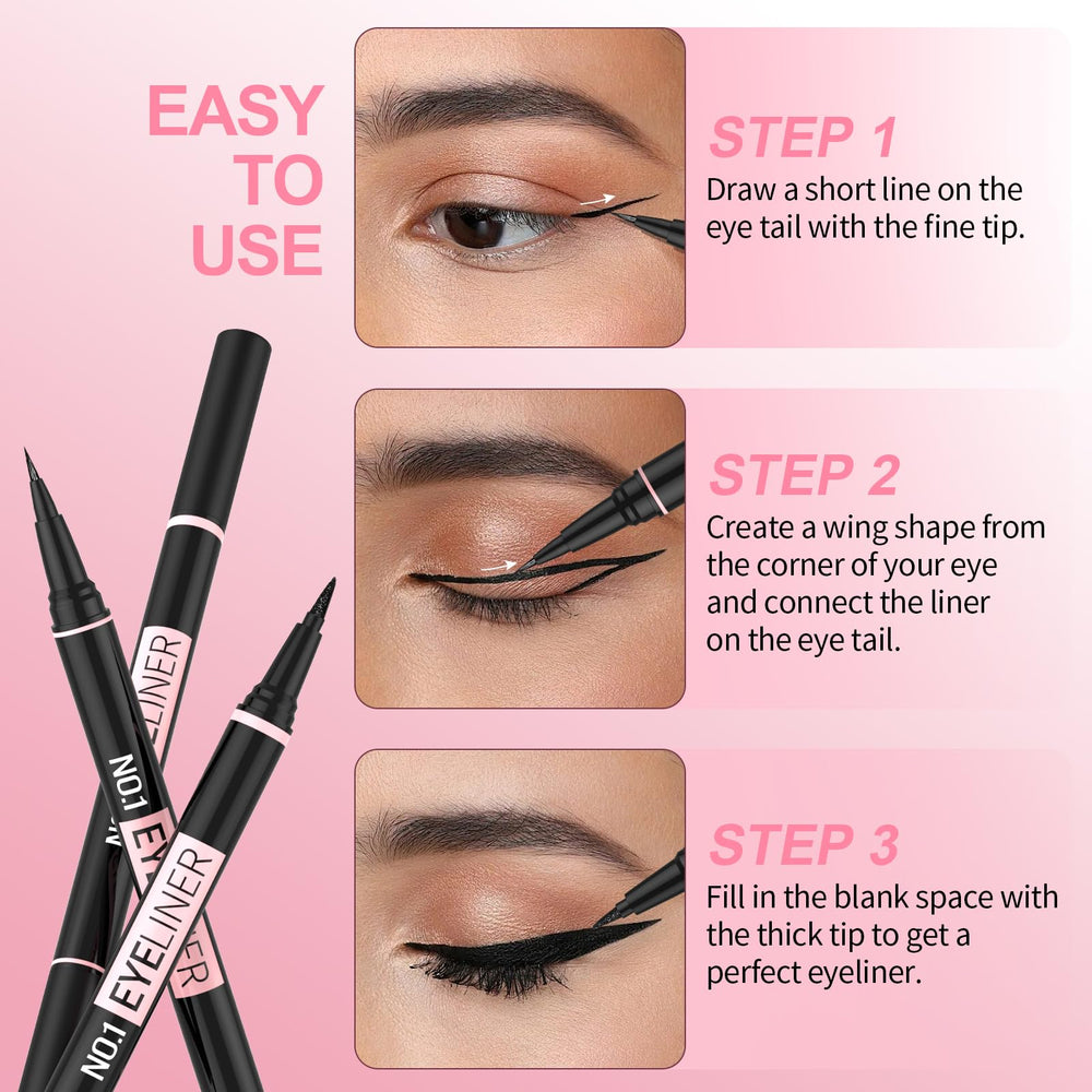 iMethod Eyeliner liquide deux-en-un pour deux styles