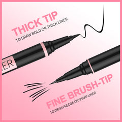 iMethod Eyeliner liquide trace fin pinceau fin pour apparence naturelle