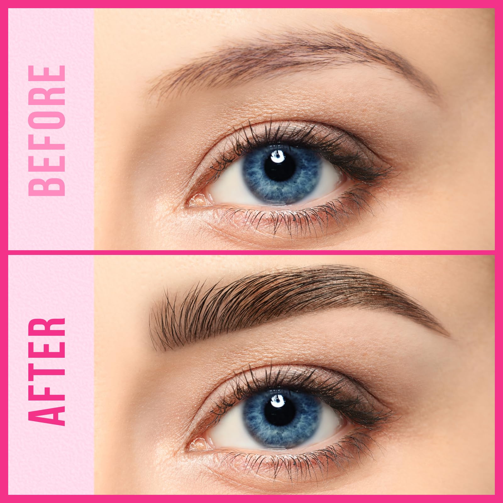 iMethod sourcils naturels effet 3D — remplissage des zones clairsemées.
