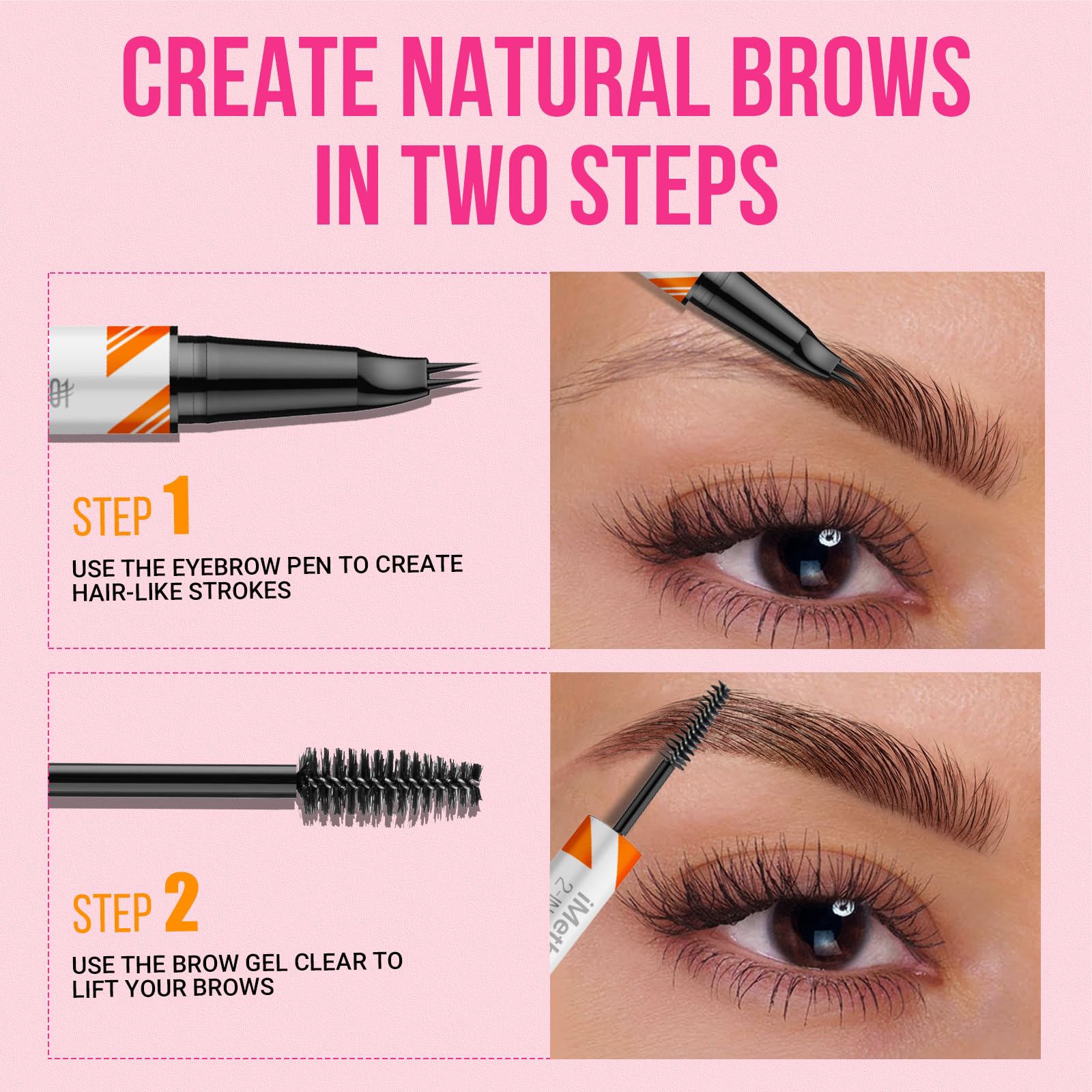 iMethod conseils d'utilisation pour des sourcils nets et soignés.
