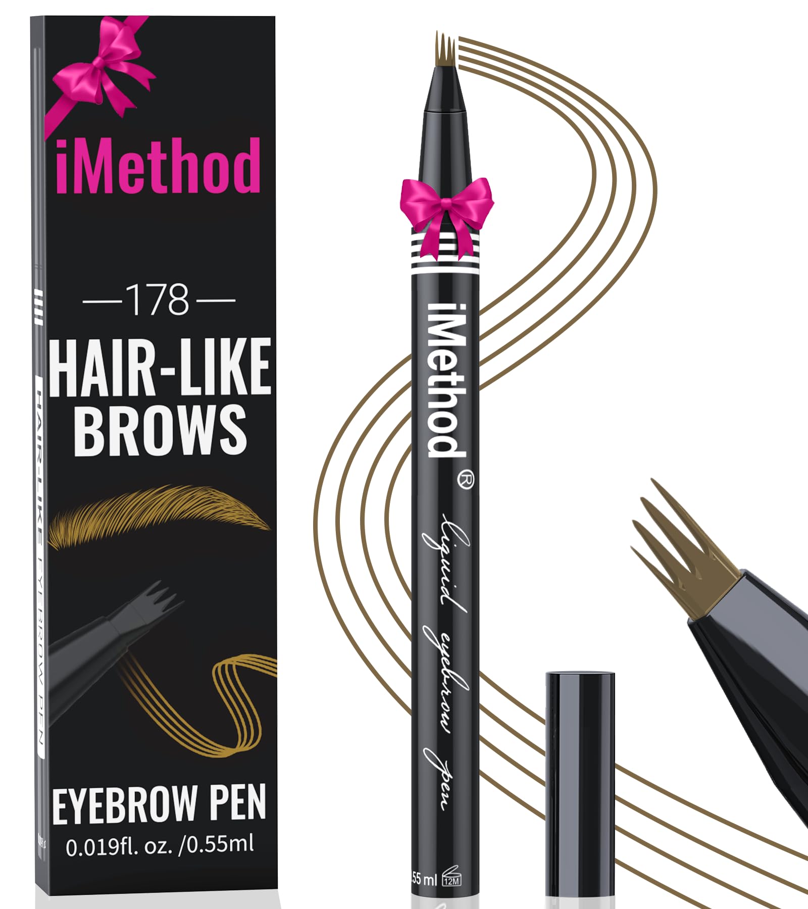 iMethod stylo sourcils microblade pointe 4 fourches pour tracé réaliste