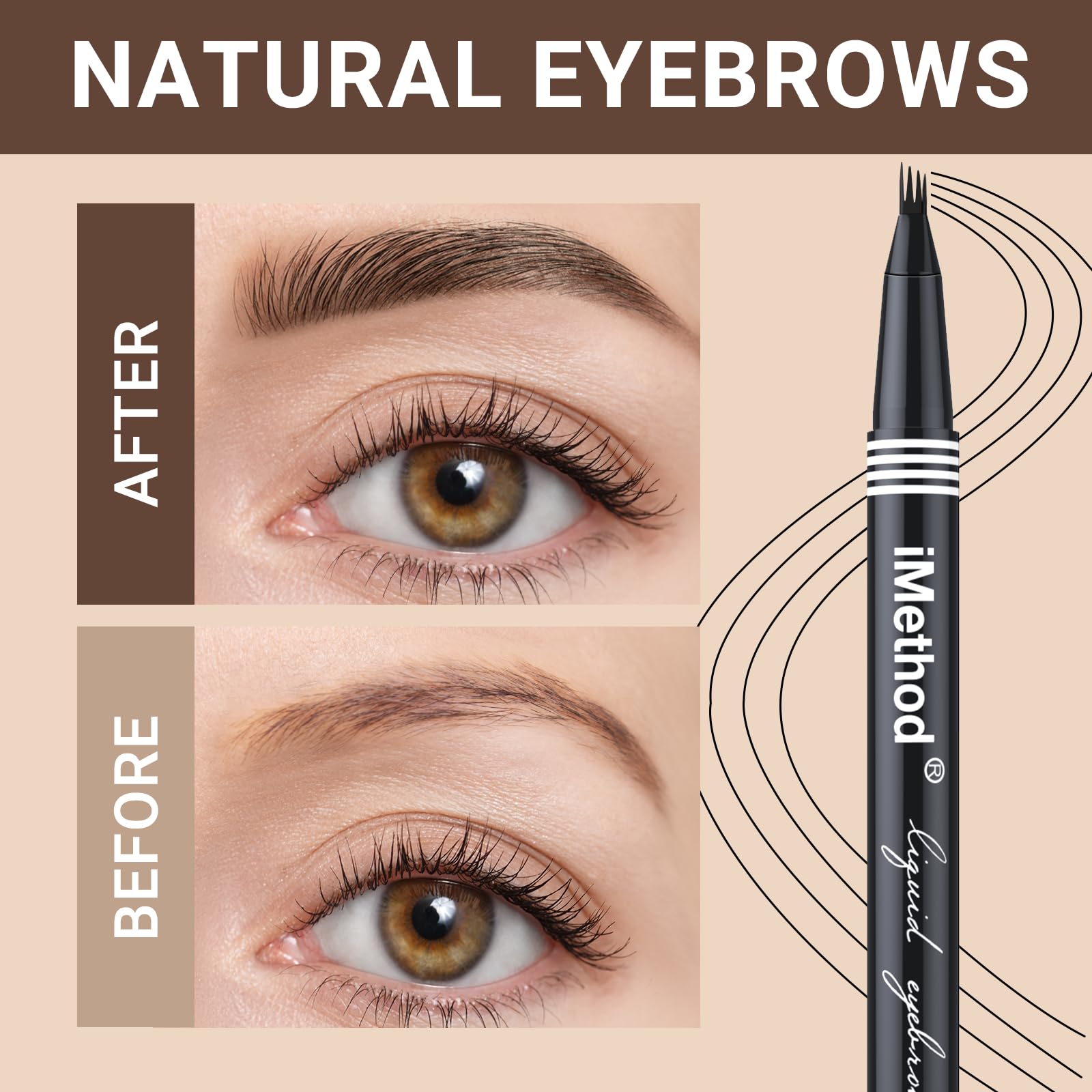 iMethod stylo sourcils trace fin pour aspect naturel