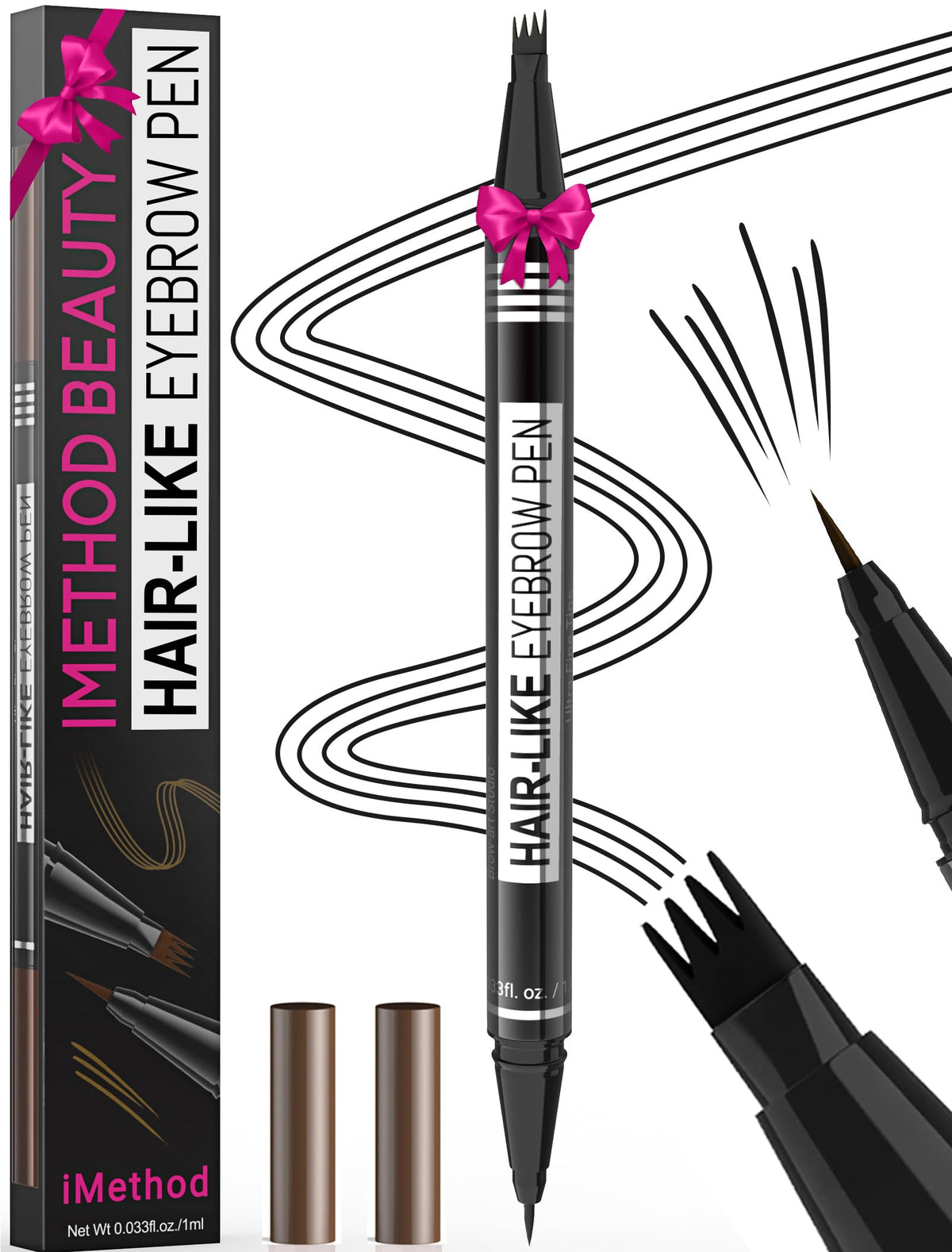 iMethod stylo sourcils microblading: traits fins et naturels