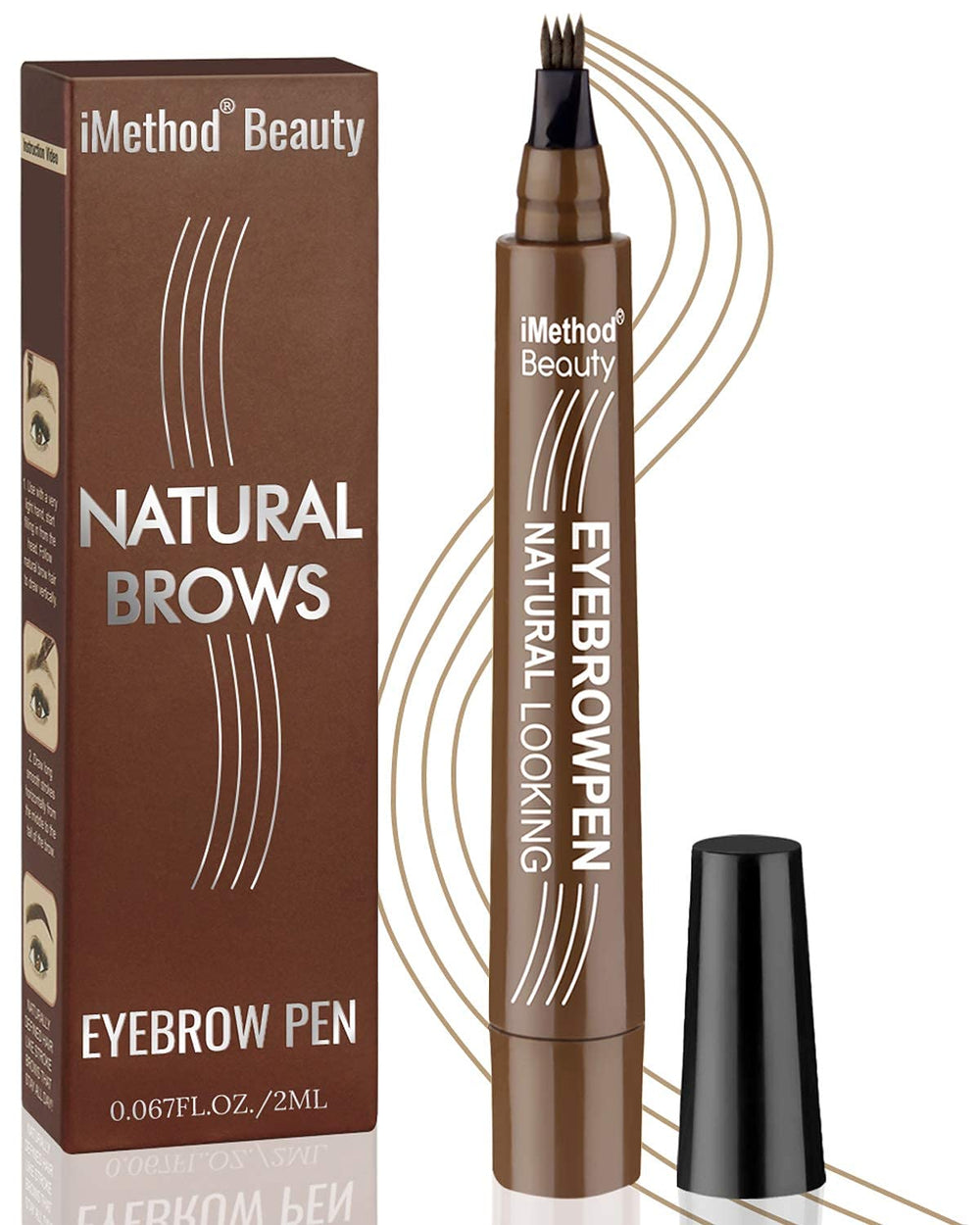 iMethod Stylo Sourcils – traits poil reel pour un rendu réaliste.