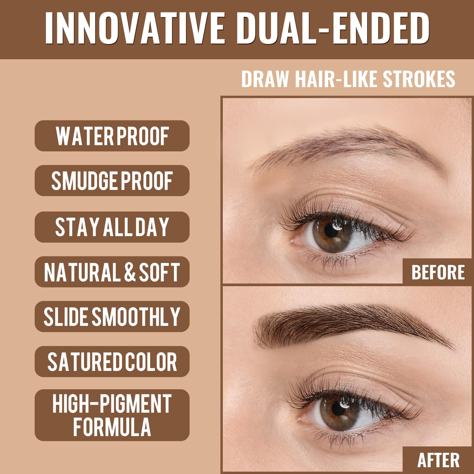 iMethod teinte gris adaptée à tous les tons de sourcils.