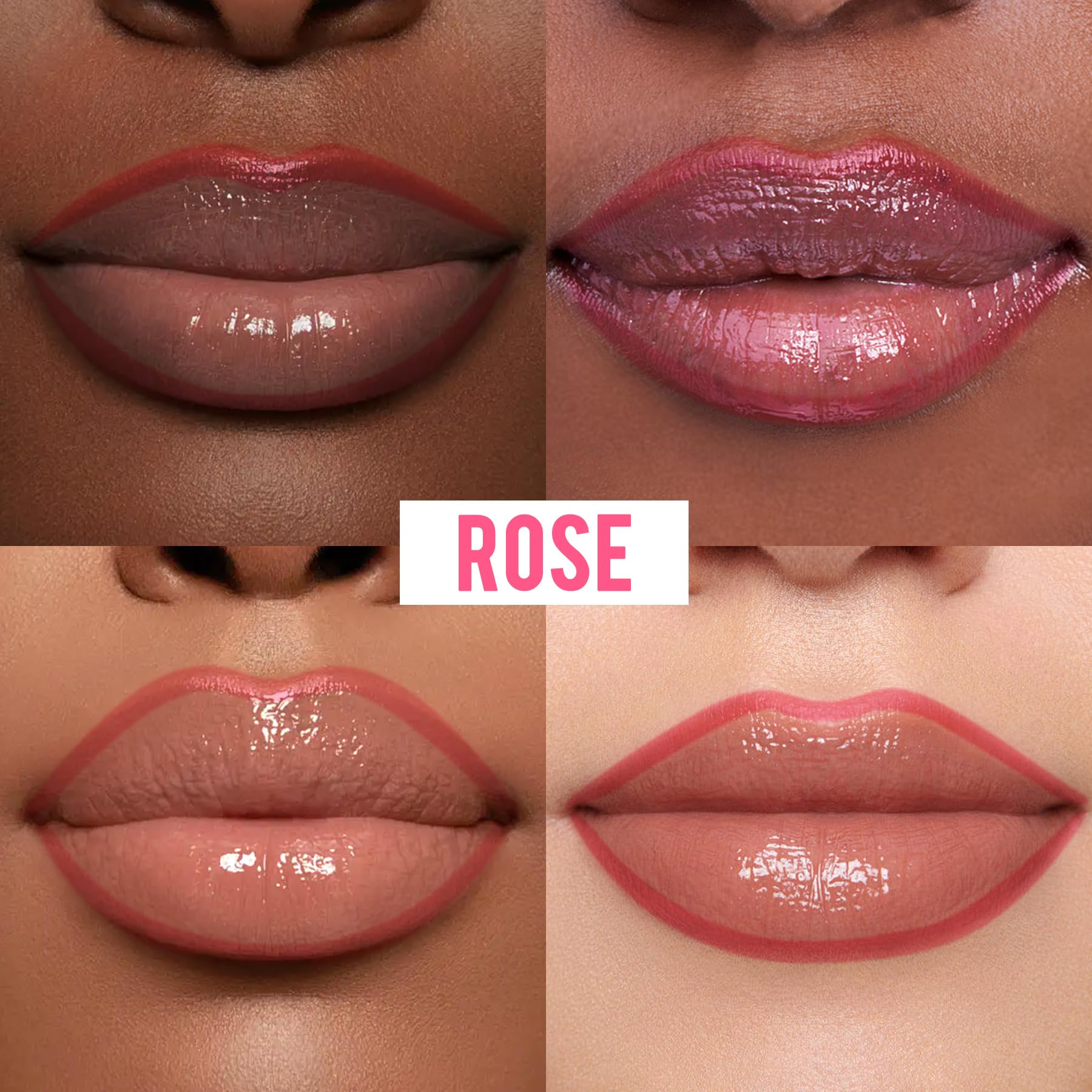 iMethod teinte pelable rose appliquée uniformément sur les lèvres