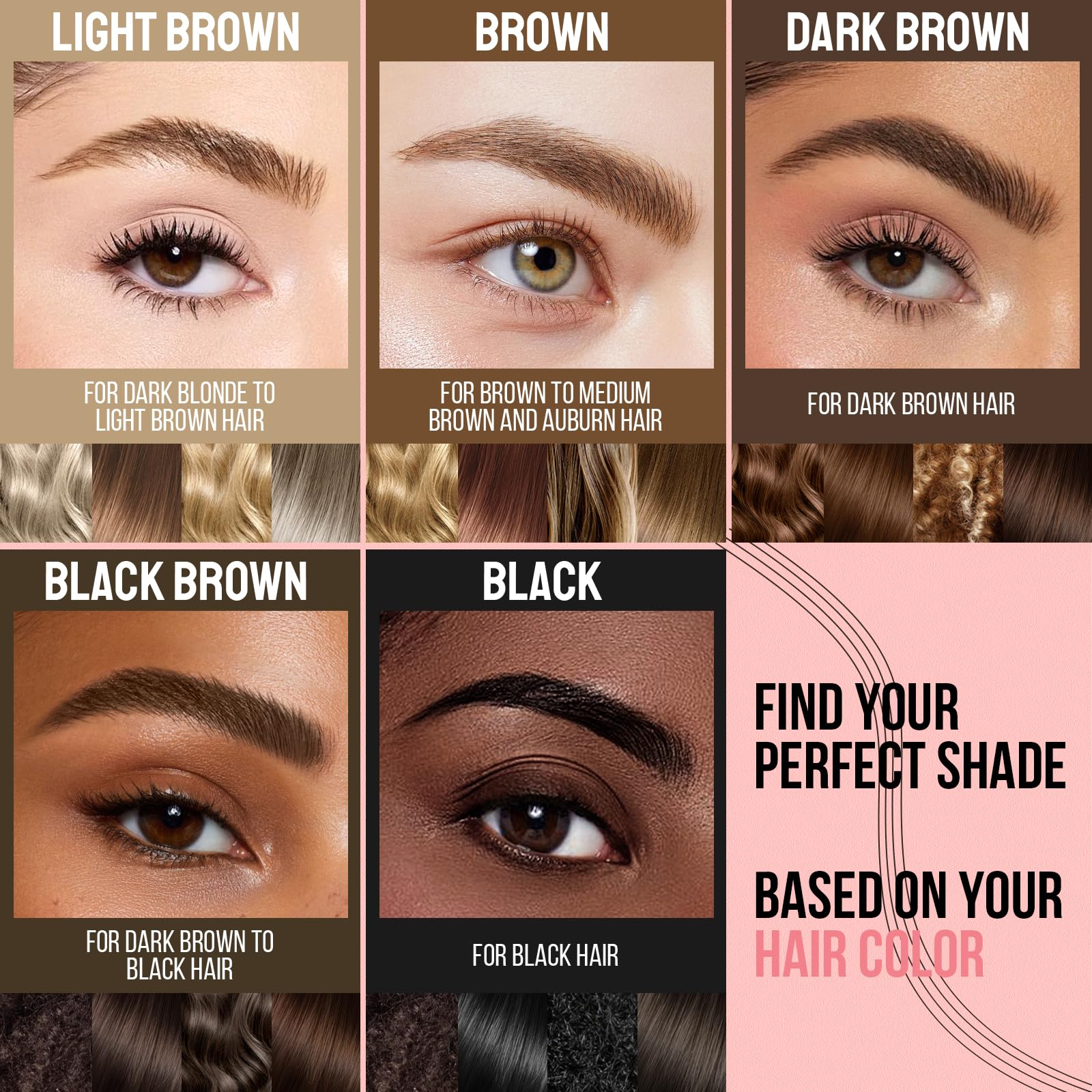 iMethod teintes disponibles pour tous les tons de peau.