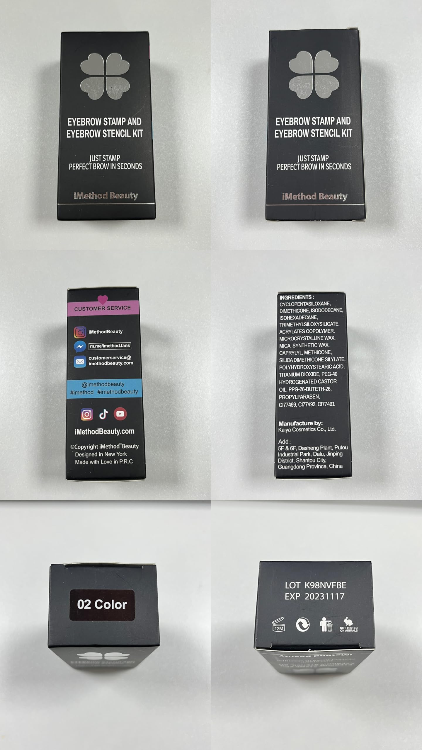 Rendu waterproof et résistant à l’eau pour des sourcils intacts