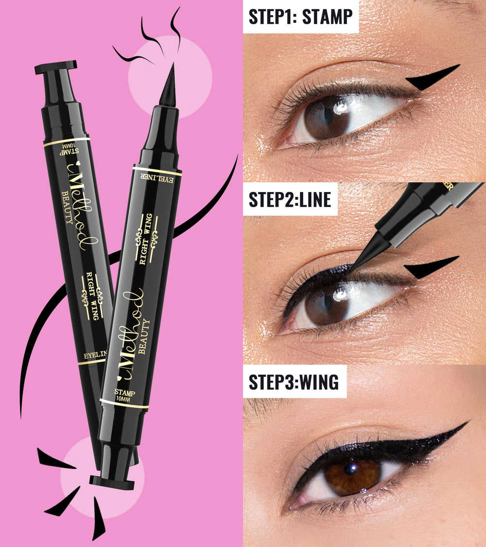Waterproof formula of iMethod Winged Eyeliner Stamp for all-day smudge resistance