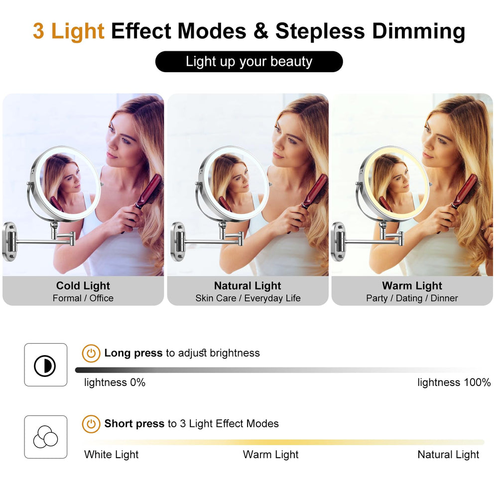 IMIKONA bras extensible et rotation à 360° pour angle idéal