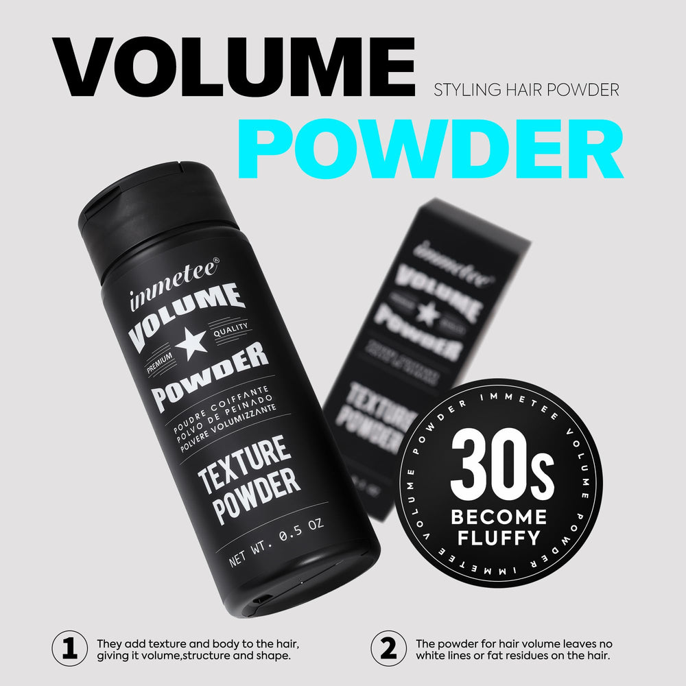 Immetee Poudre Volume Cheveux: convient à hommes et femmes, usage facile.