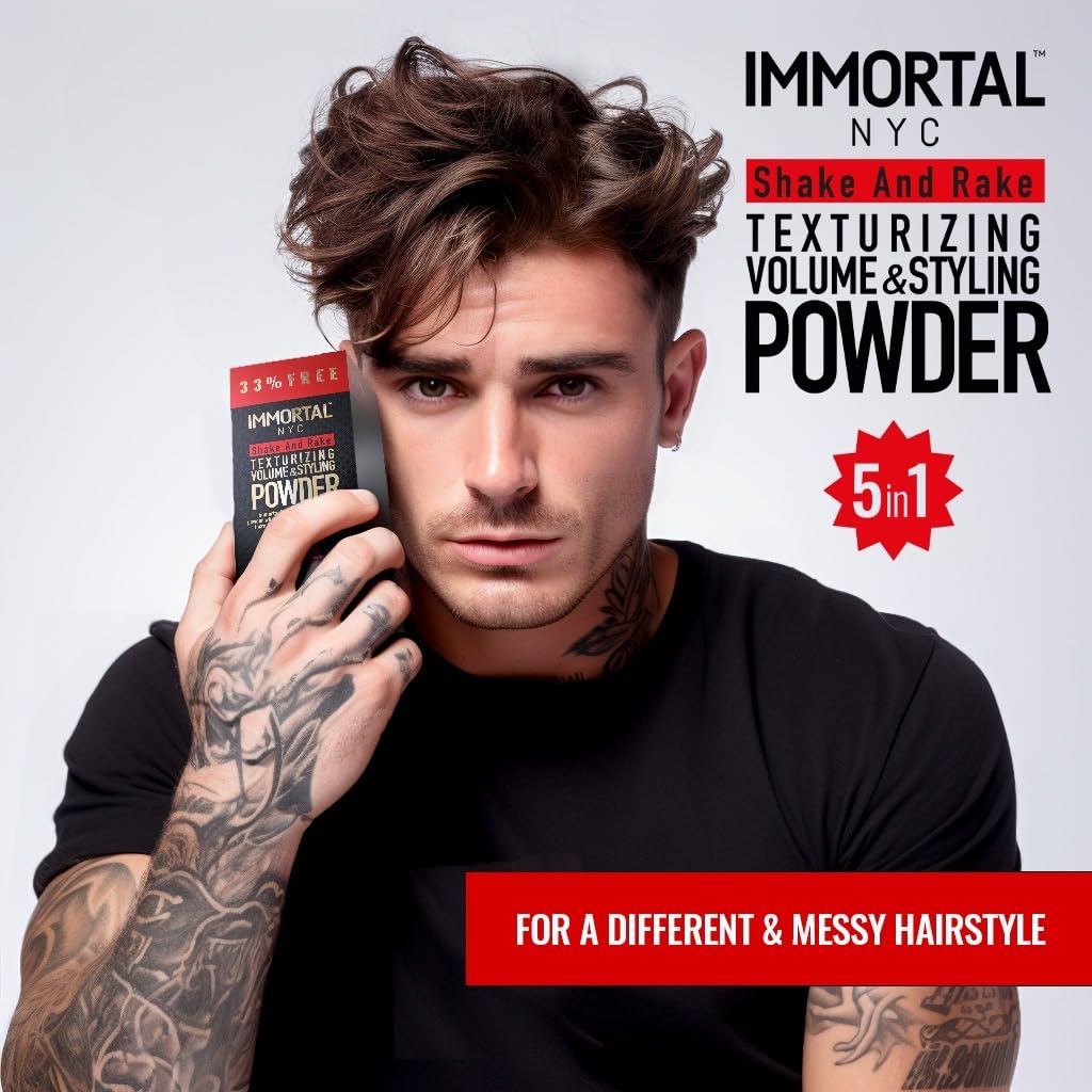Poudre Immortal NYC finition matte pour tous les types de cheveux