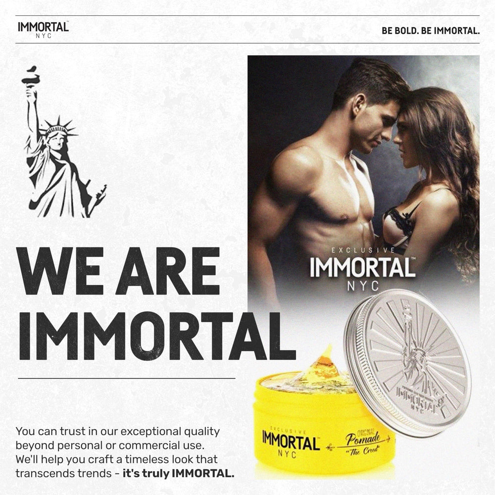 Immortal NYC Creed holds your style for hours without stiffness.