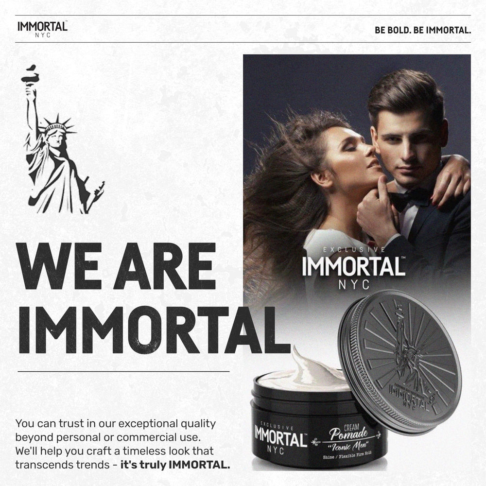 Daily use with Immortal NYC Pomade for versatile control.