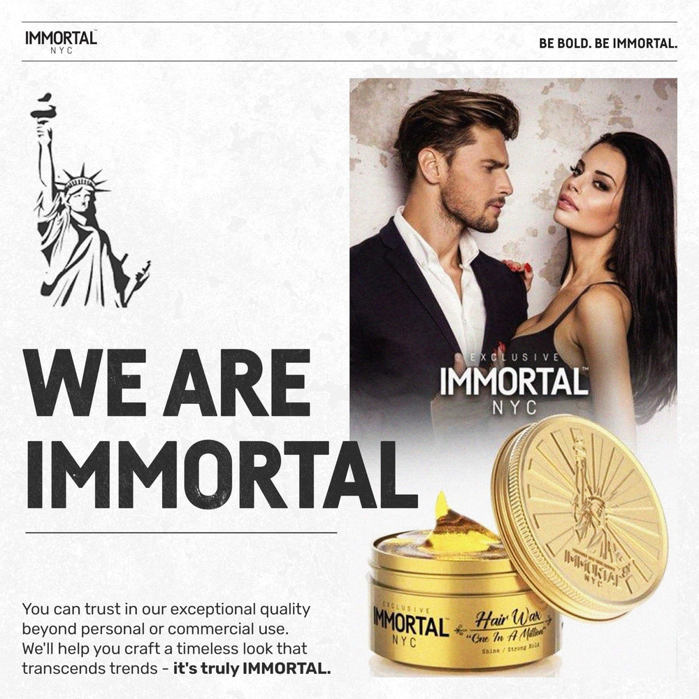 Rinçage facile à l’eau sans résidu avec Immortal NYC One In A Million.