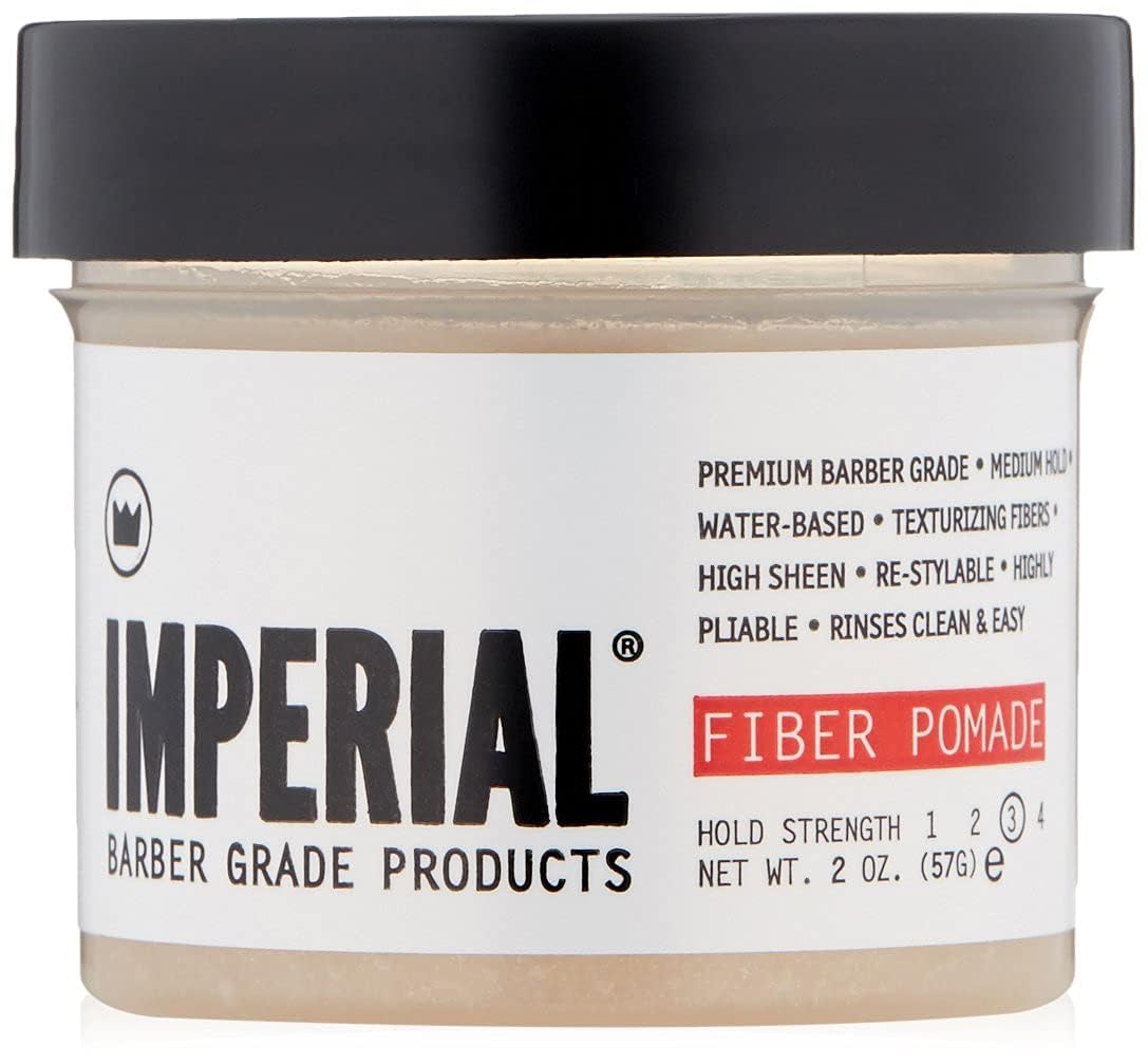 Imperial Fibre Pomade, bouteille 2oz, pratique pour le voyage et usage rapide.