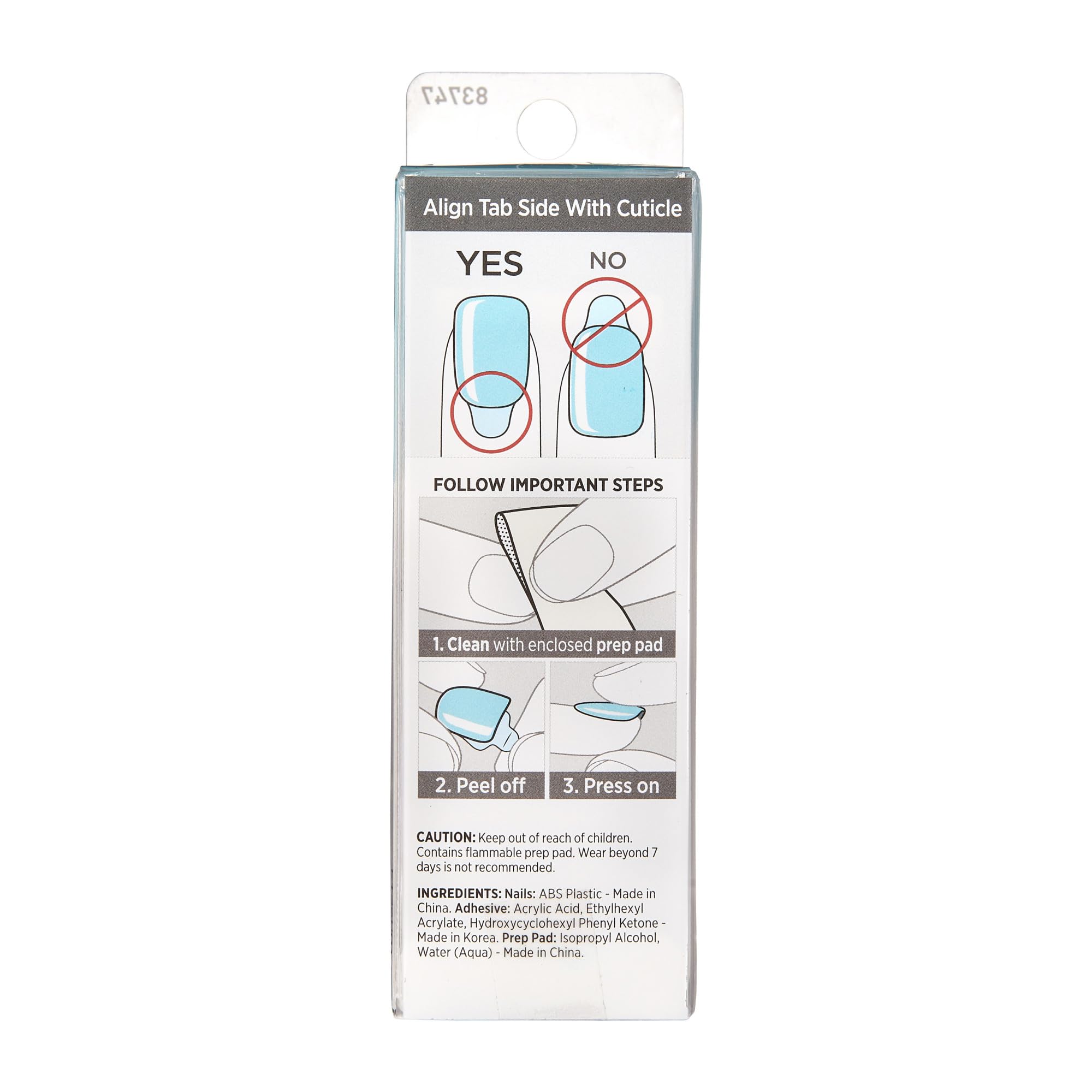 imPRESS 30 ongles inclus pour varier les styles.