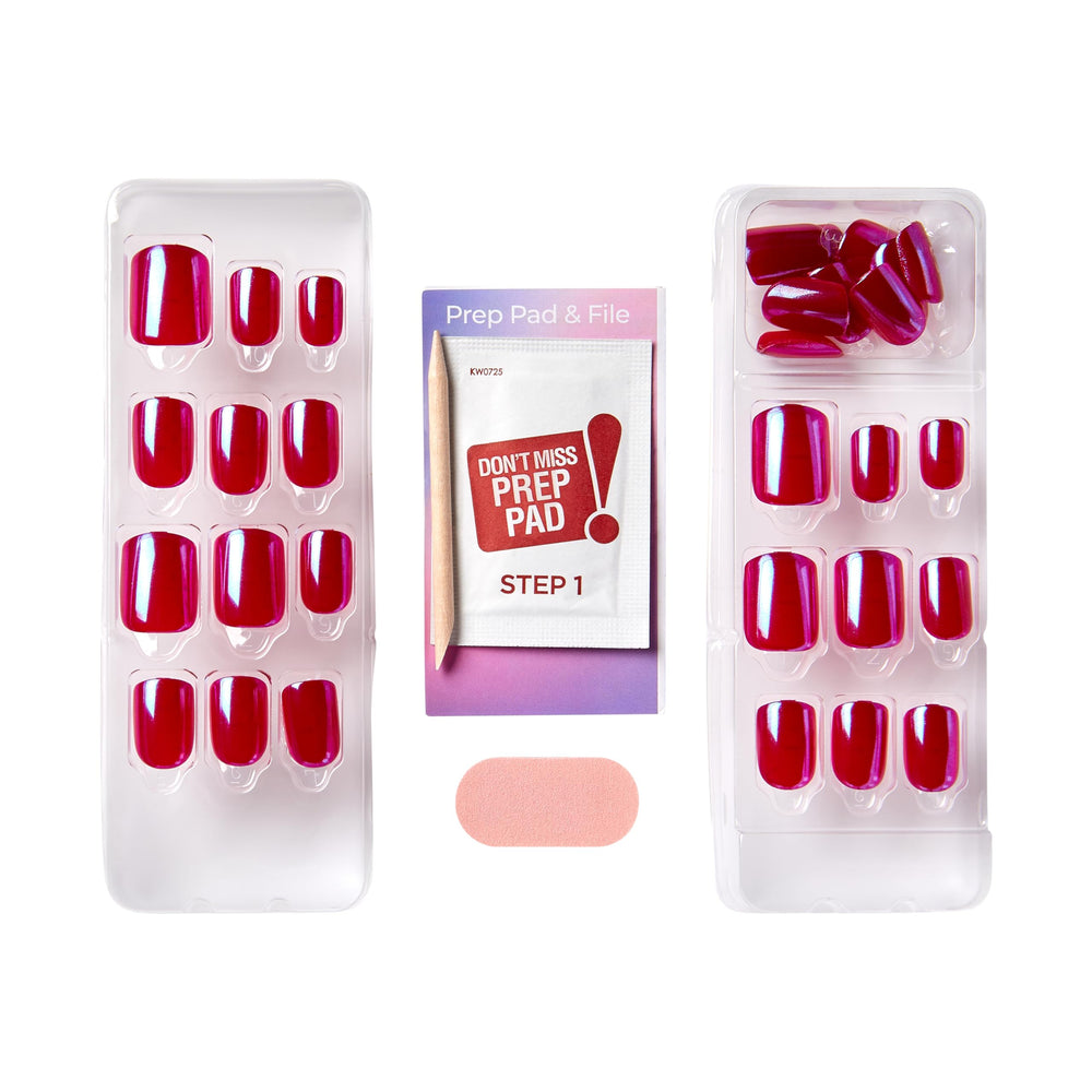 ImPRESS Ongles en forme squoval pour un look moderne et soigné.