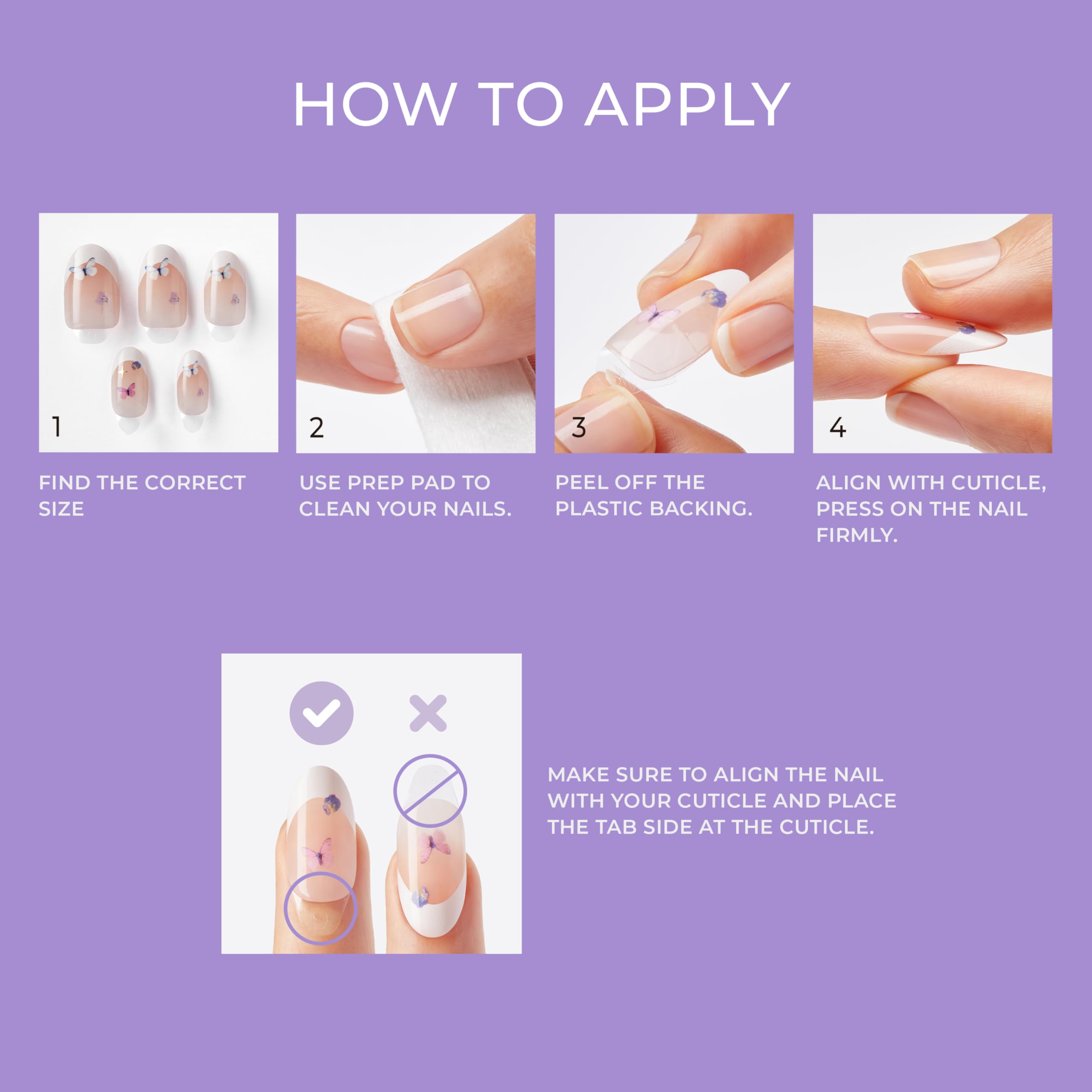 Ongles imPRESS No Glue Mani, format ballerina et coffret coffin.