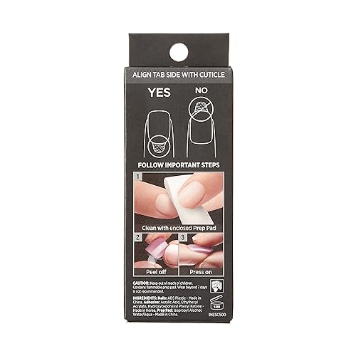 Ongles imPRESS court et carré pour un style moderne.