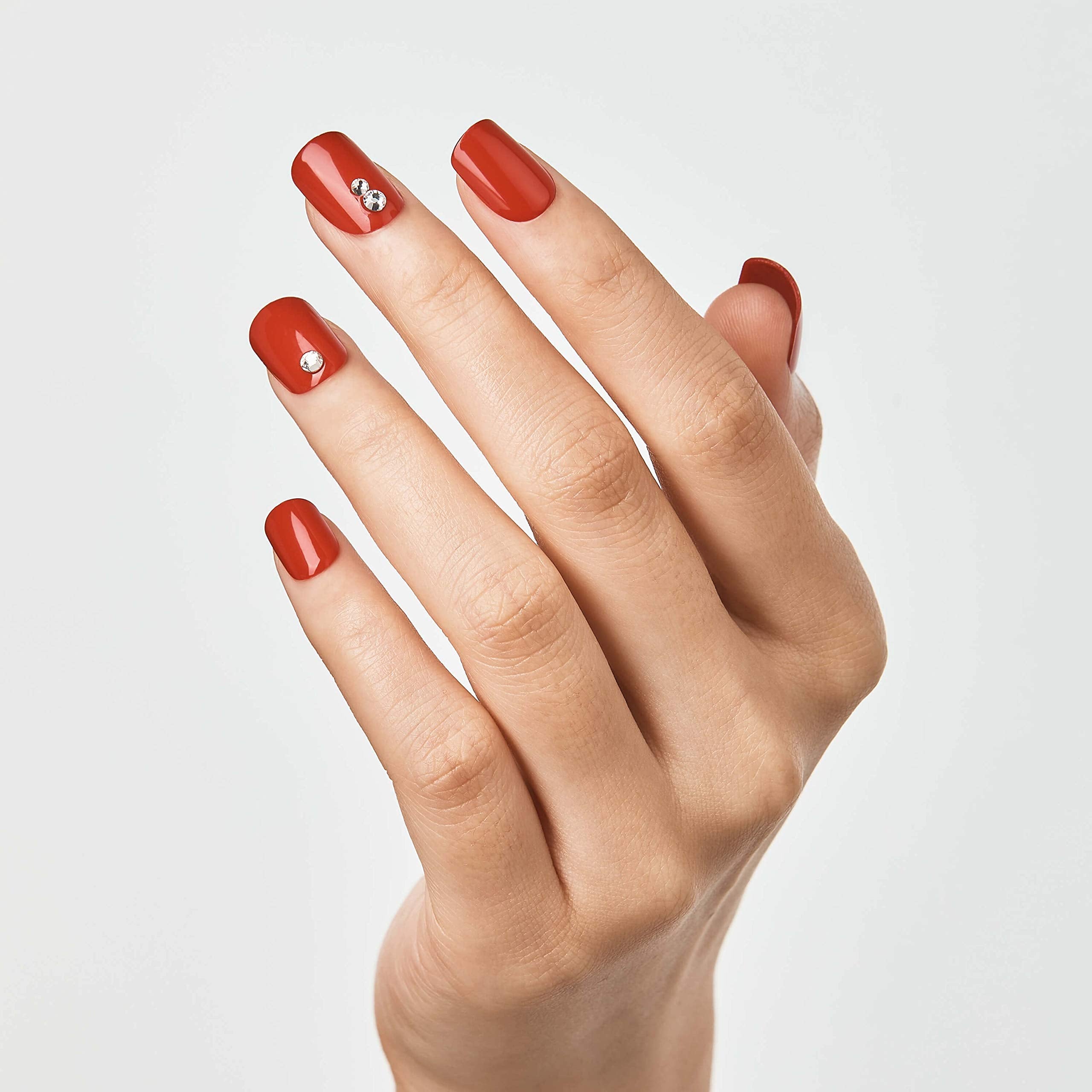 Ongles imPRESS Kill Heels rouge court – pose rapide sans colle