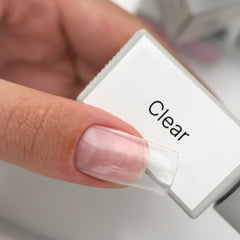 IN.HYPE Express Gel overlay in action for smooth sculpting near the cuticle