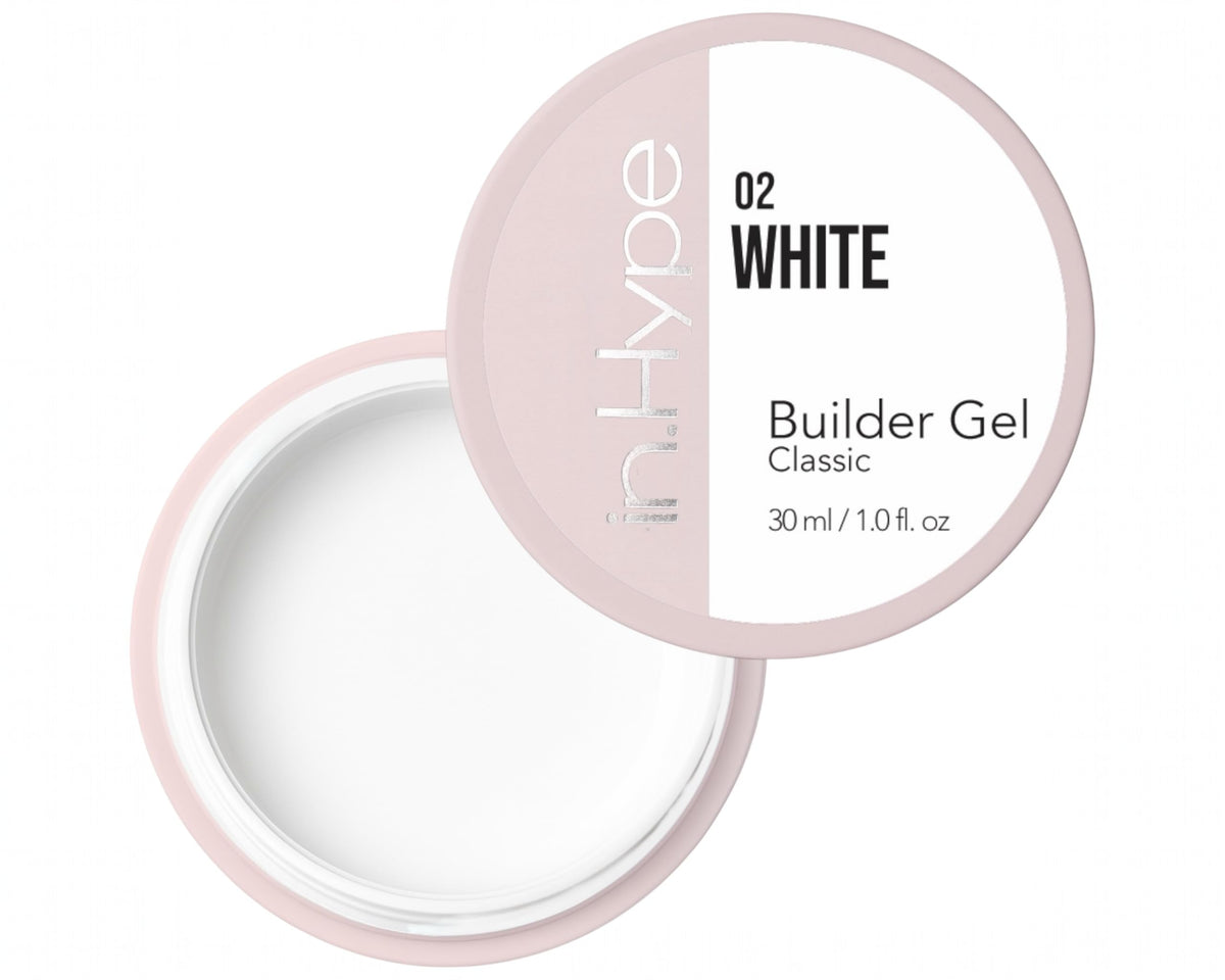 IN.HYPE Gel camouflage blanc extra – bouteille prête pour application uniforme.
