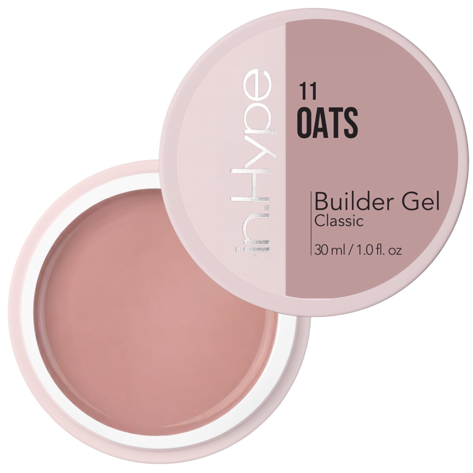 IN.HYPE Gel de construction UV/LED, flacon, idéale pour sculpter et renforcer les ongles.