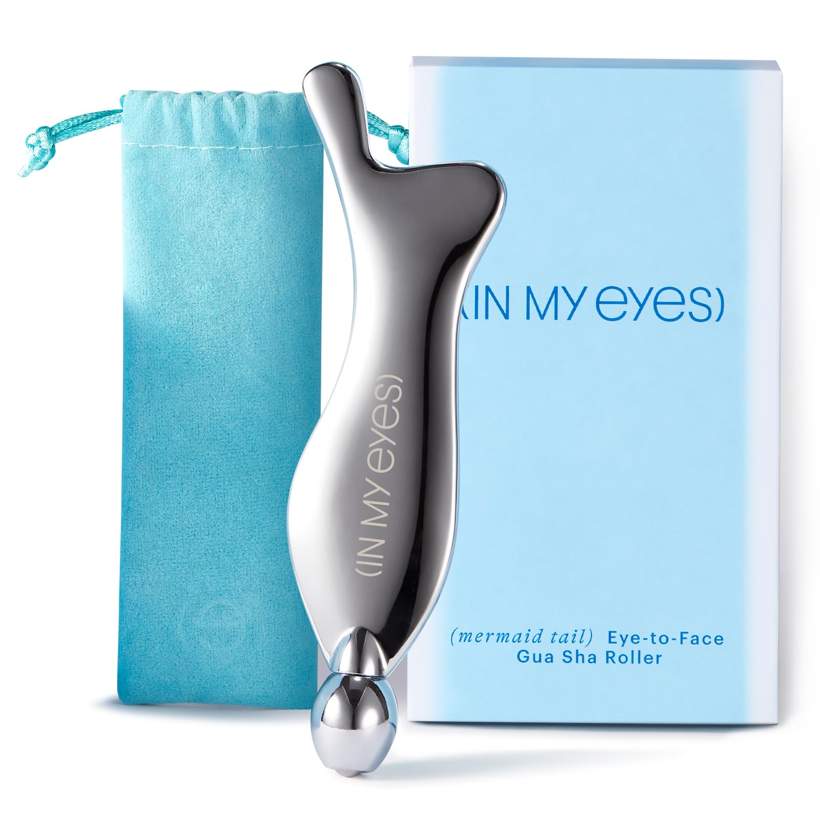 In My Eyes Gua Sha, design queue-poisson pour lisser les contours et favoriser la circulation
