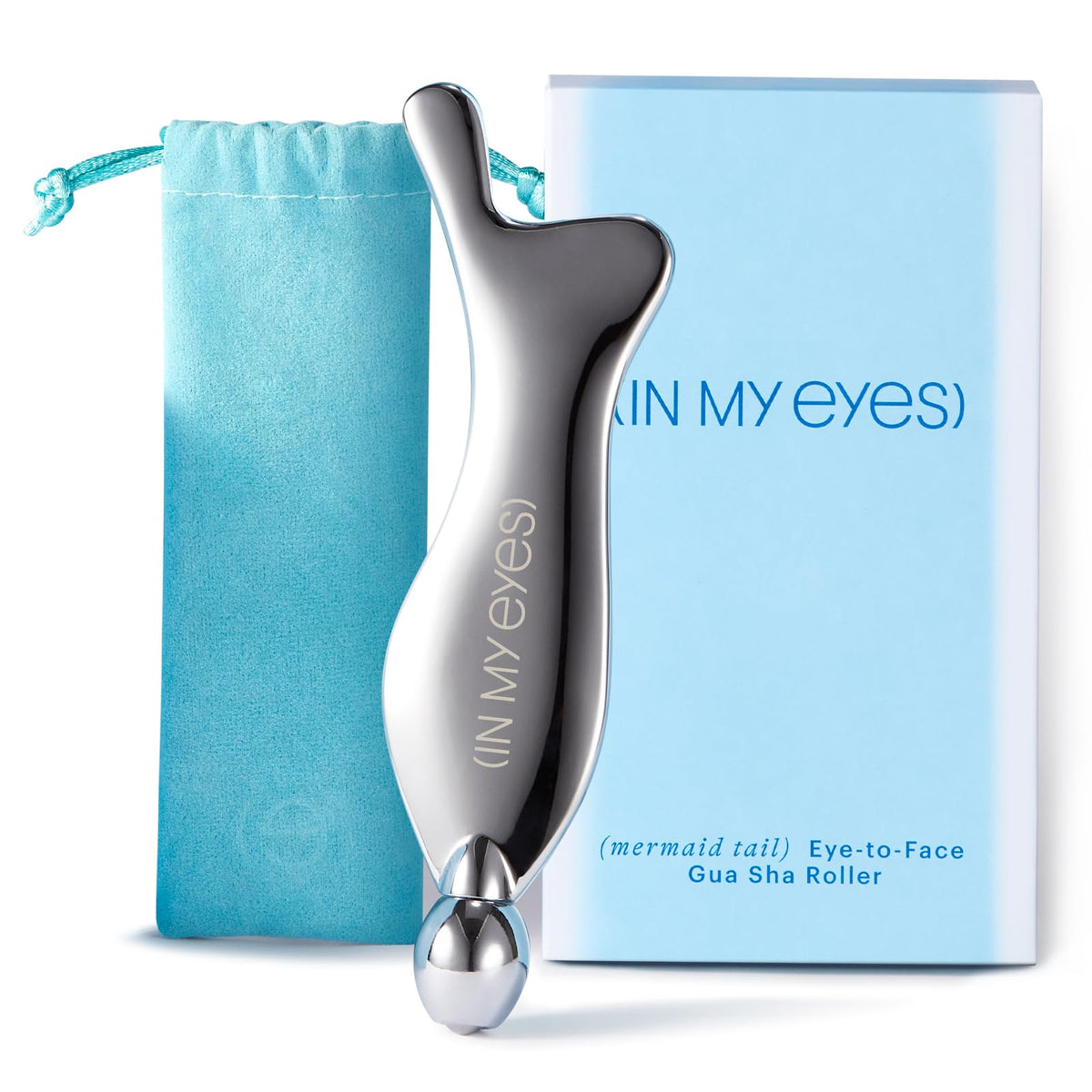 In My Eyes Gua Sha, design queue-poisson pour lisser les contours et favoriser la circulation