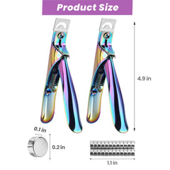 Inartato lame en forme U pour varier les angles et formes d’ongles
