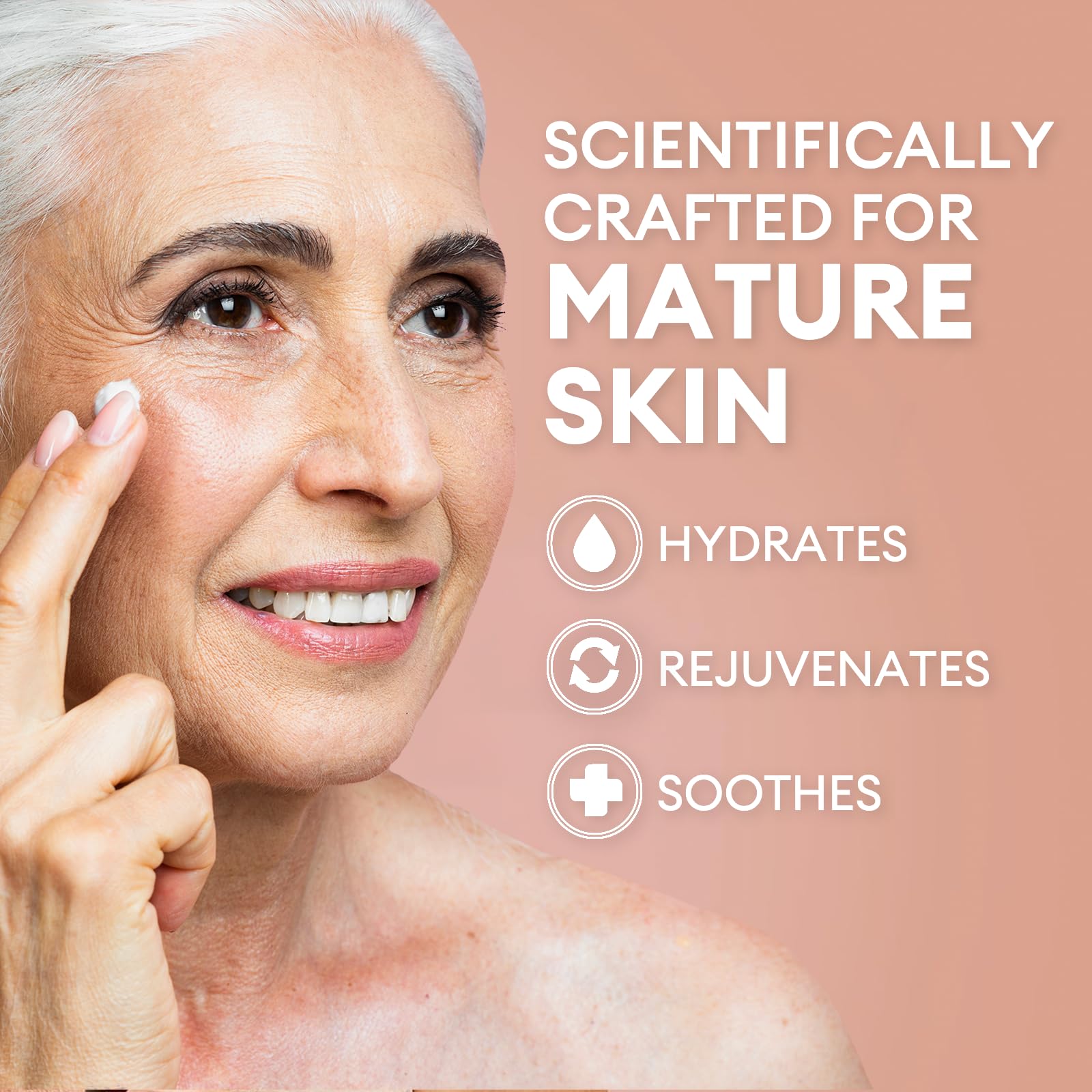 Texture gel-eau Inblair Sérum Visage, base légère qui pénètre rapidement.
