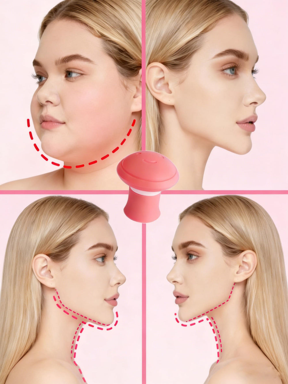 INCANDESCO design ergonomique et compact pour entraînement facial partout.
