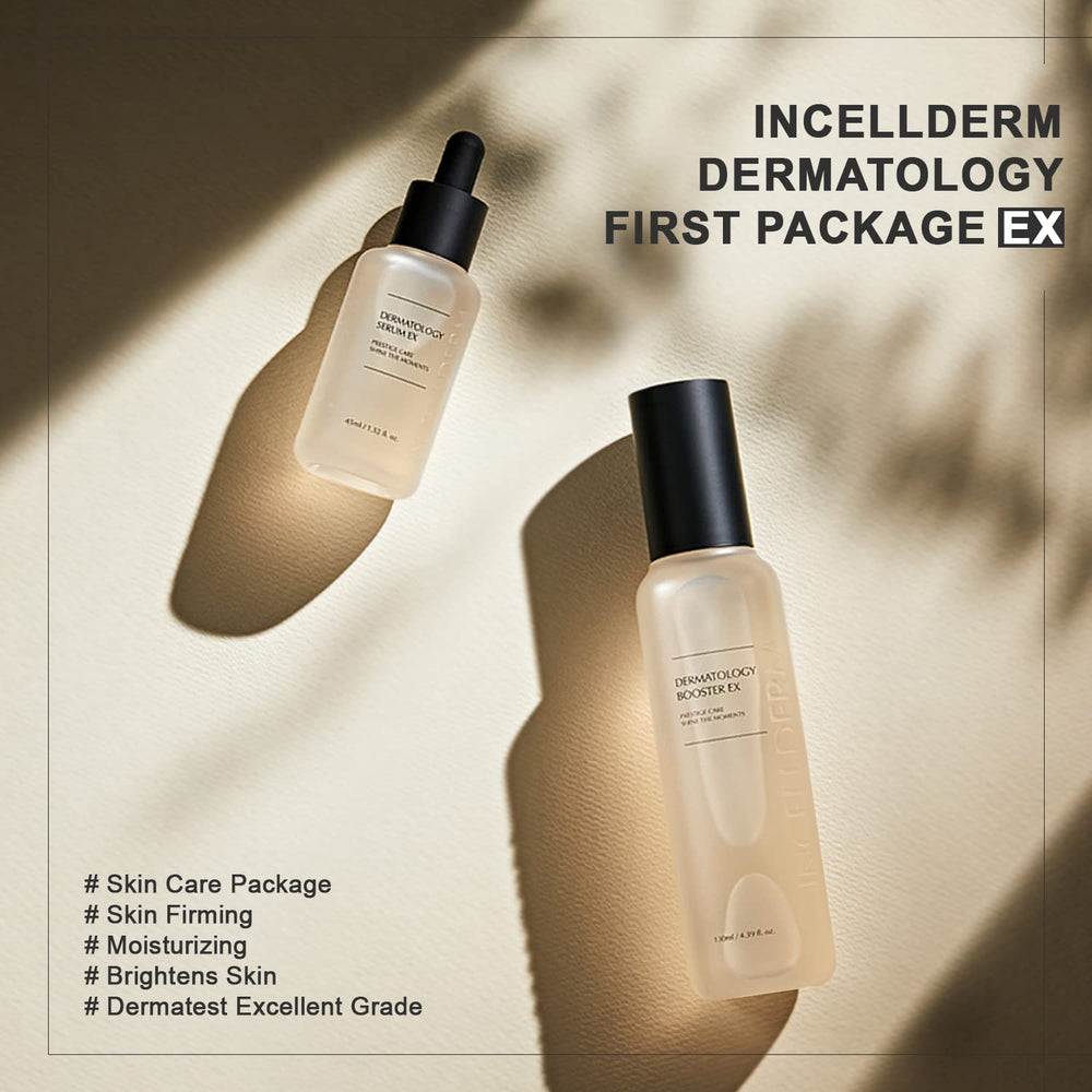INCELLDERM Riman Sérum : flacon gouttes appliqué pour nourrir et lisser la peau.