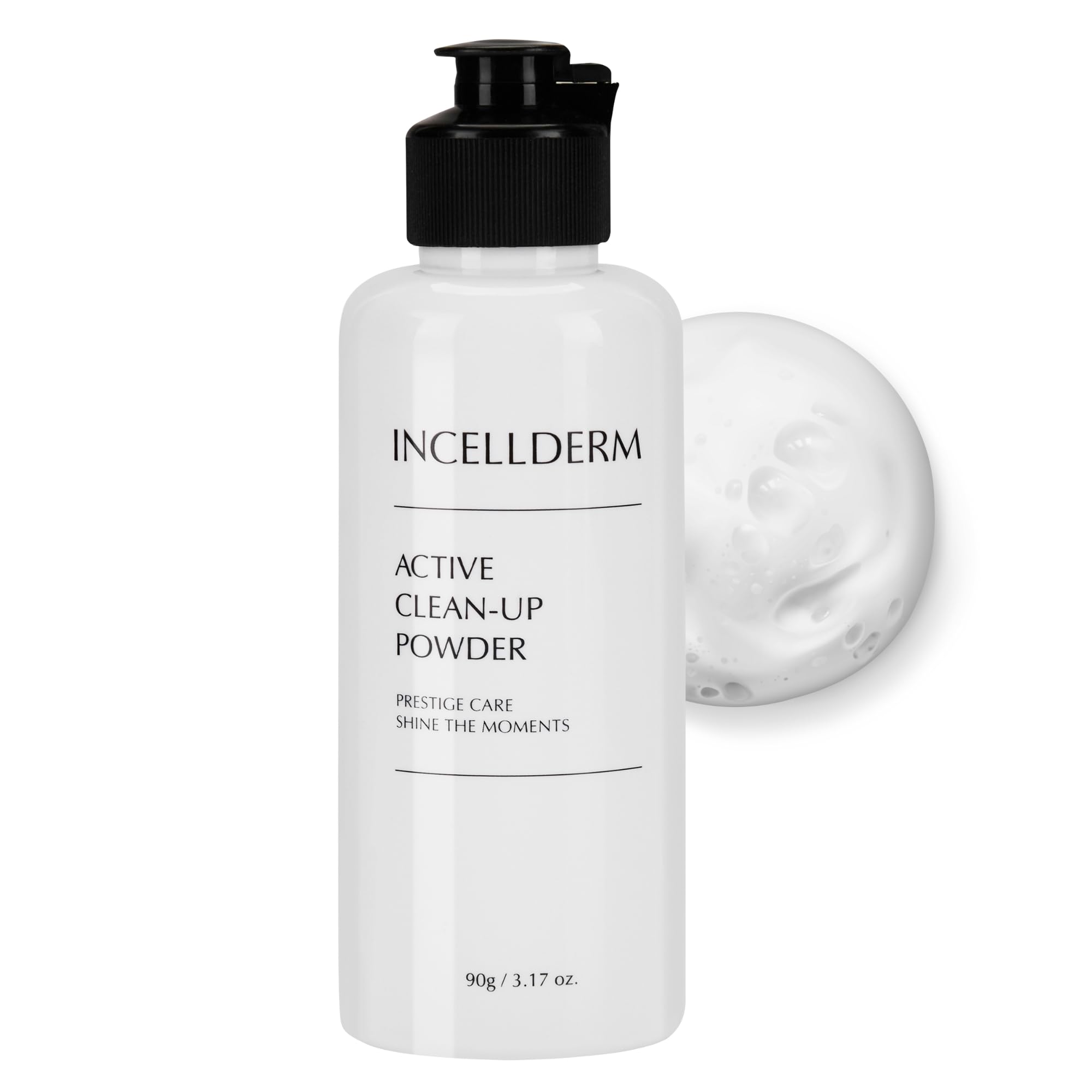 INCELLDERM Active Clean-Up Poudre dissolution dans l'eau: se transforme en mousse légère.