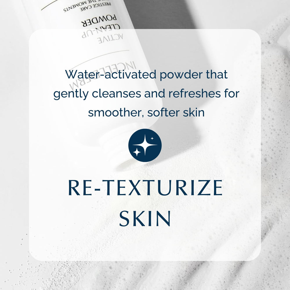 INCELLDERM Active Clean-Up Poudre soin-barrière: aide à maintenir l'hydratation de la peau.