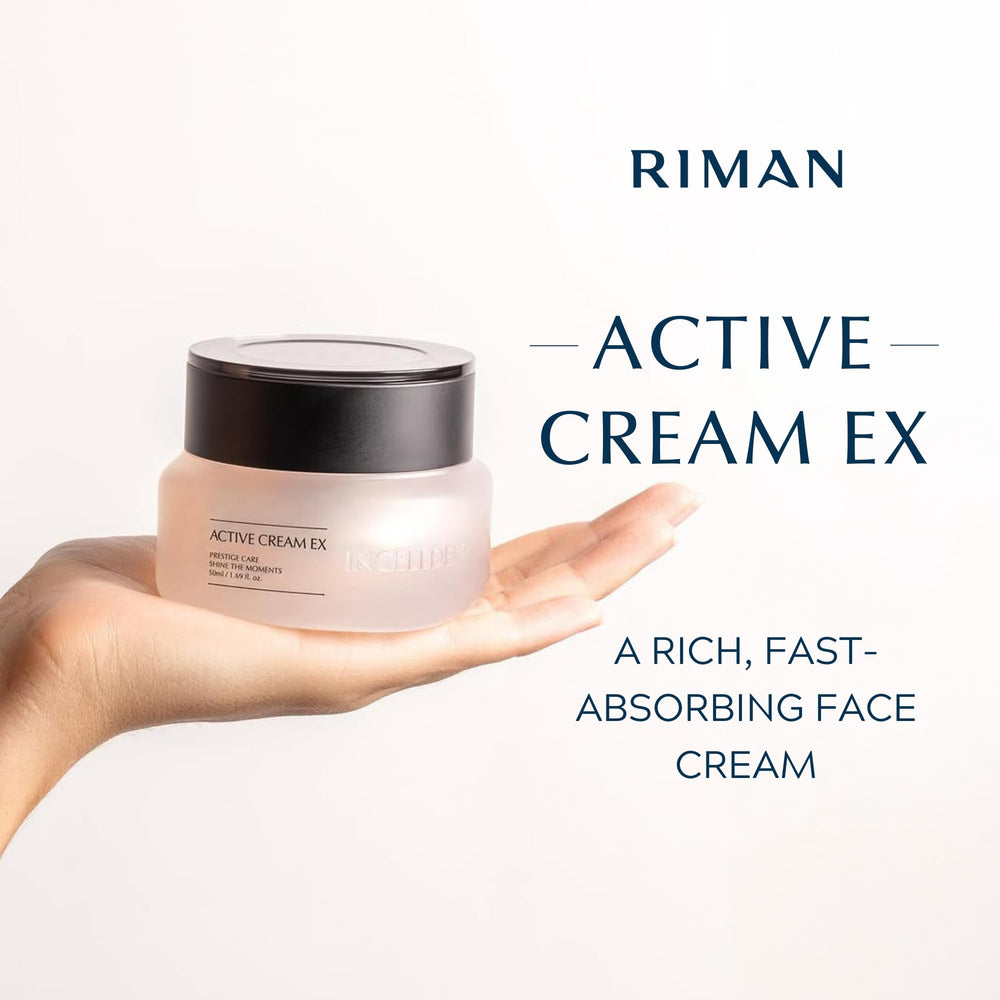 Texture légère et absorption rapide de l’Active Cream INCELLDERM pour tous les types de peau.