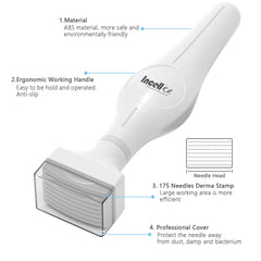 Emballage hermétique INCELLICE Derma Stamp – transport sûr et pratique.