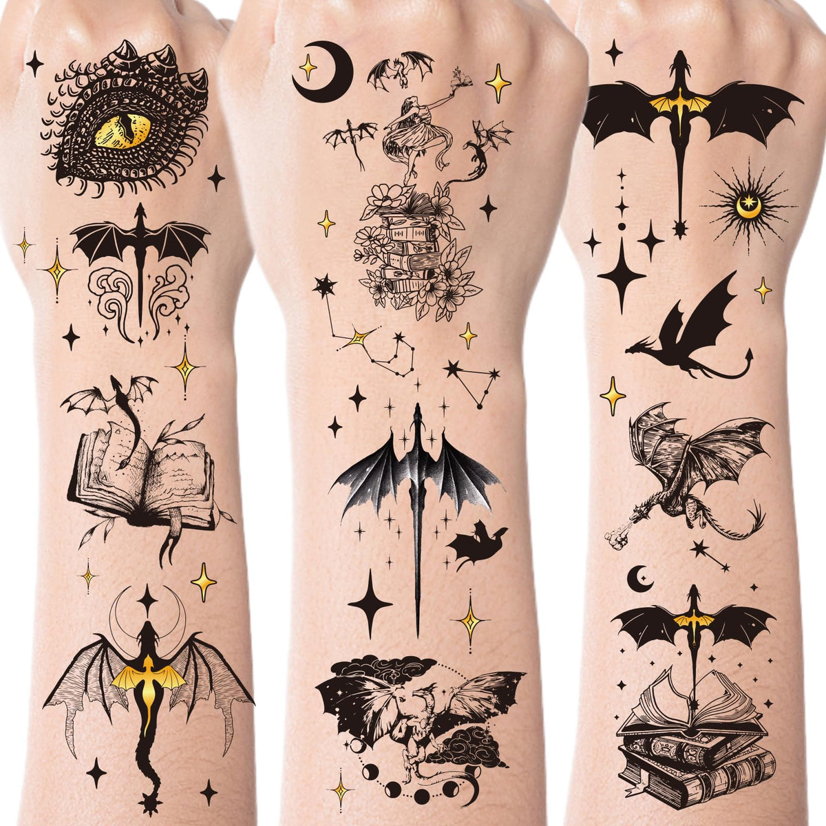 INCOK dragon Ailes Noires – ensemble prêt pour fêtes d'enfants.