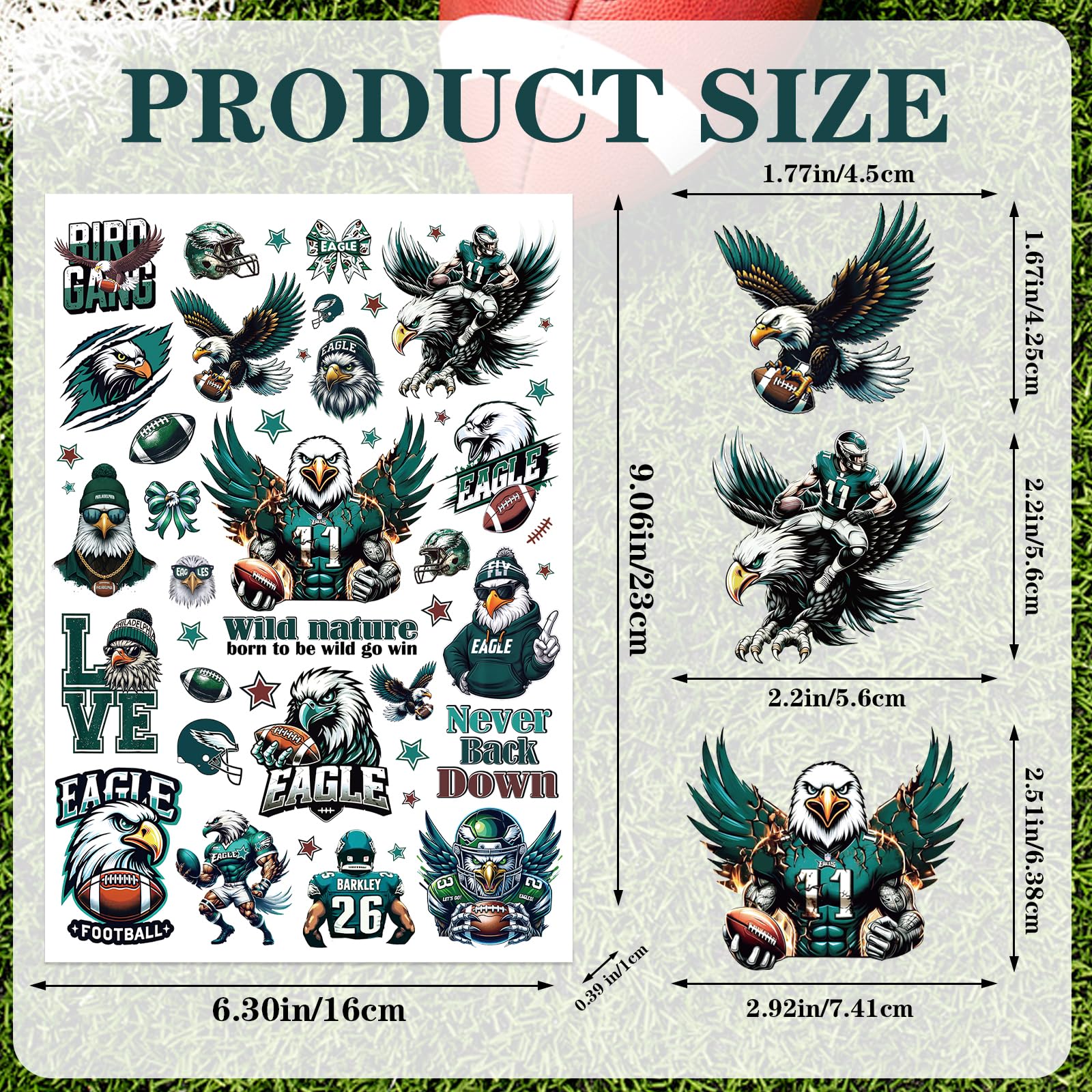 Tatouages INCOK football Aigle – motifs joueurs et actions sur peau