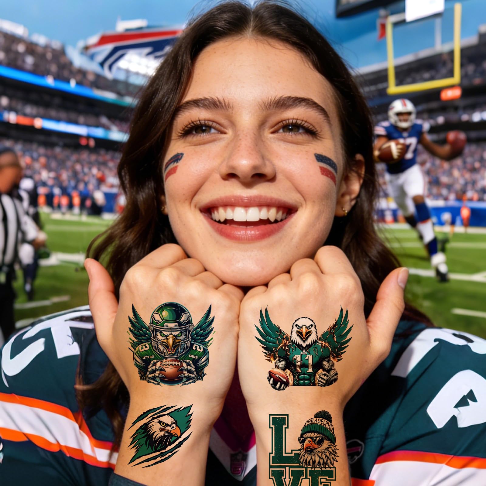Tatouages INCOK football Aigle – motifs joueurs et entraînement pour école