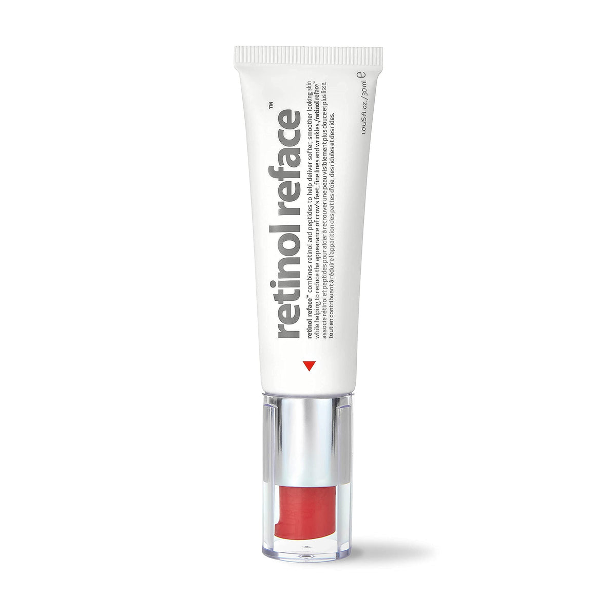 Indeed Labs Retinol Reface flacon élégant prêt pour le rituel nocturne.