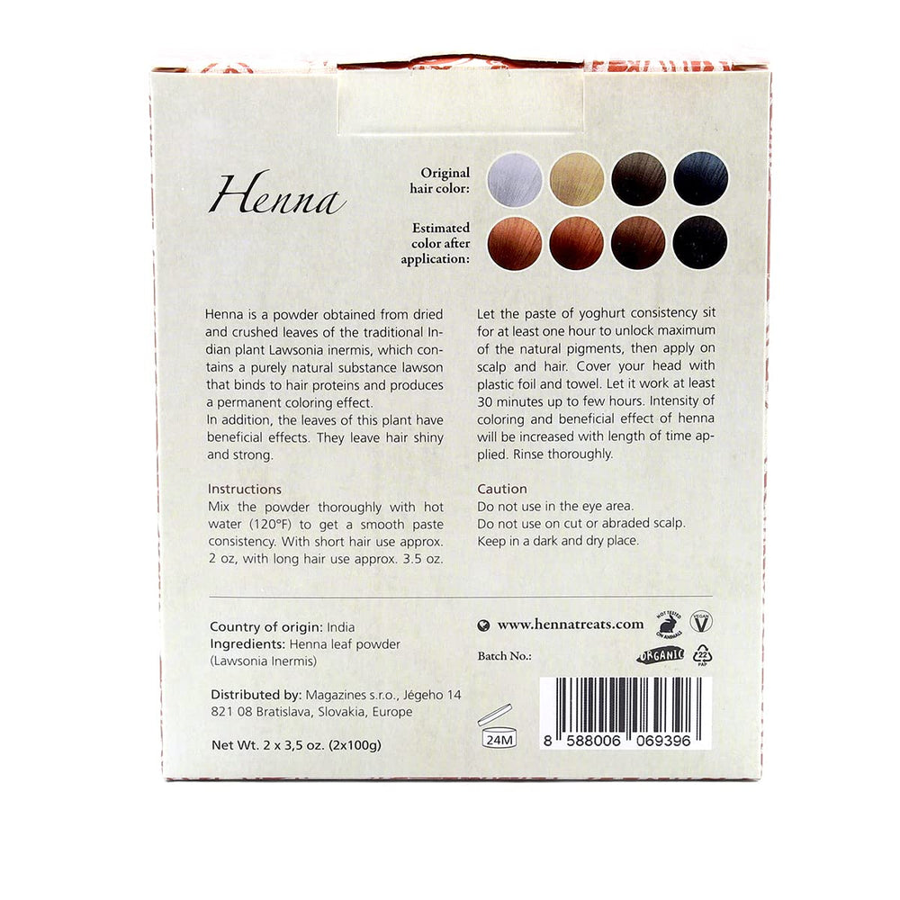 INDIAN NATURAL HAIR CARE henné rouge couvre les cheveux gris naturellement