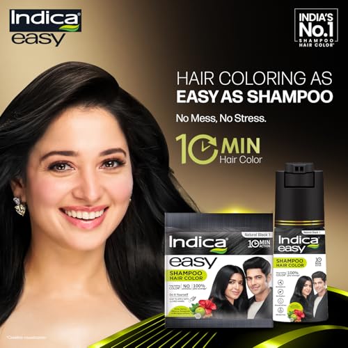 Indica Easy Shampoo bouteille ergonomique, prise en main facilitée pendant l'application.