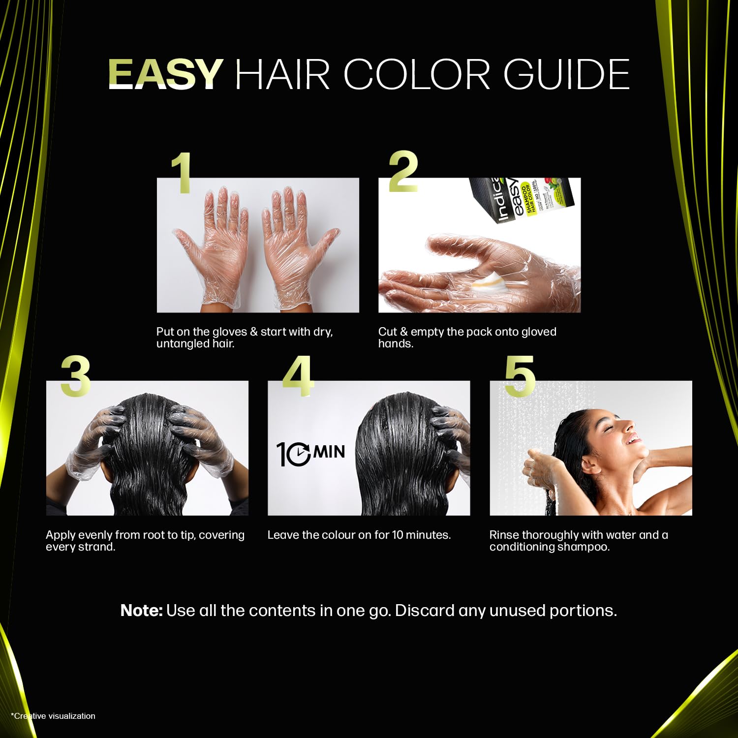 Indica Easy Shampoo usage quotidien, formulation simple pour routine capillaire.