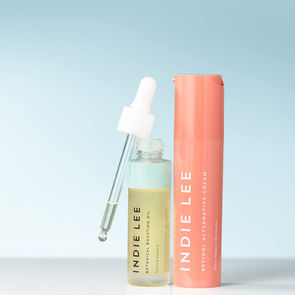 Indie Lee Botanical Boosting Oil, exfoliation douce grâce à l’acide malique.